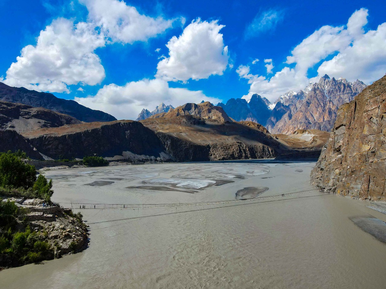 Hussaini Bridge Gojal Hunza