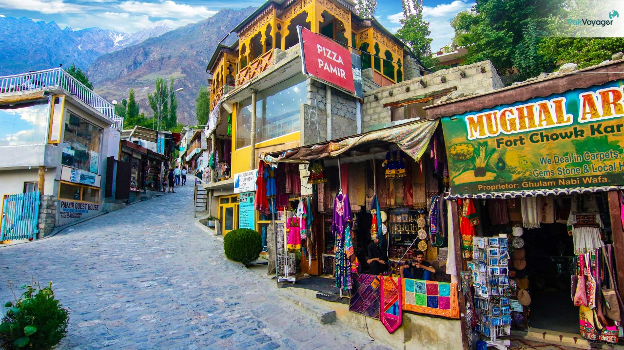 Karimabad Bazaar Hunza Valley