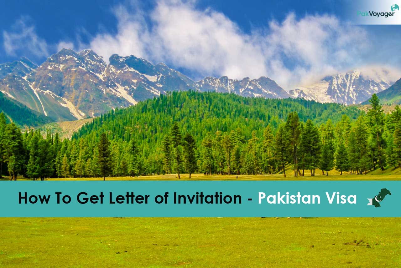 Letter of Invitation for Pakistan Online Visa