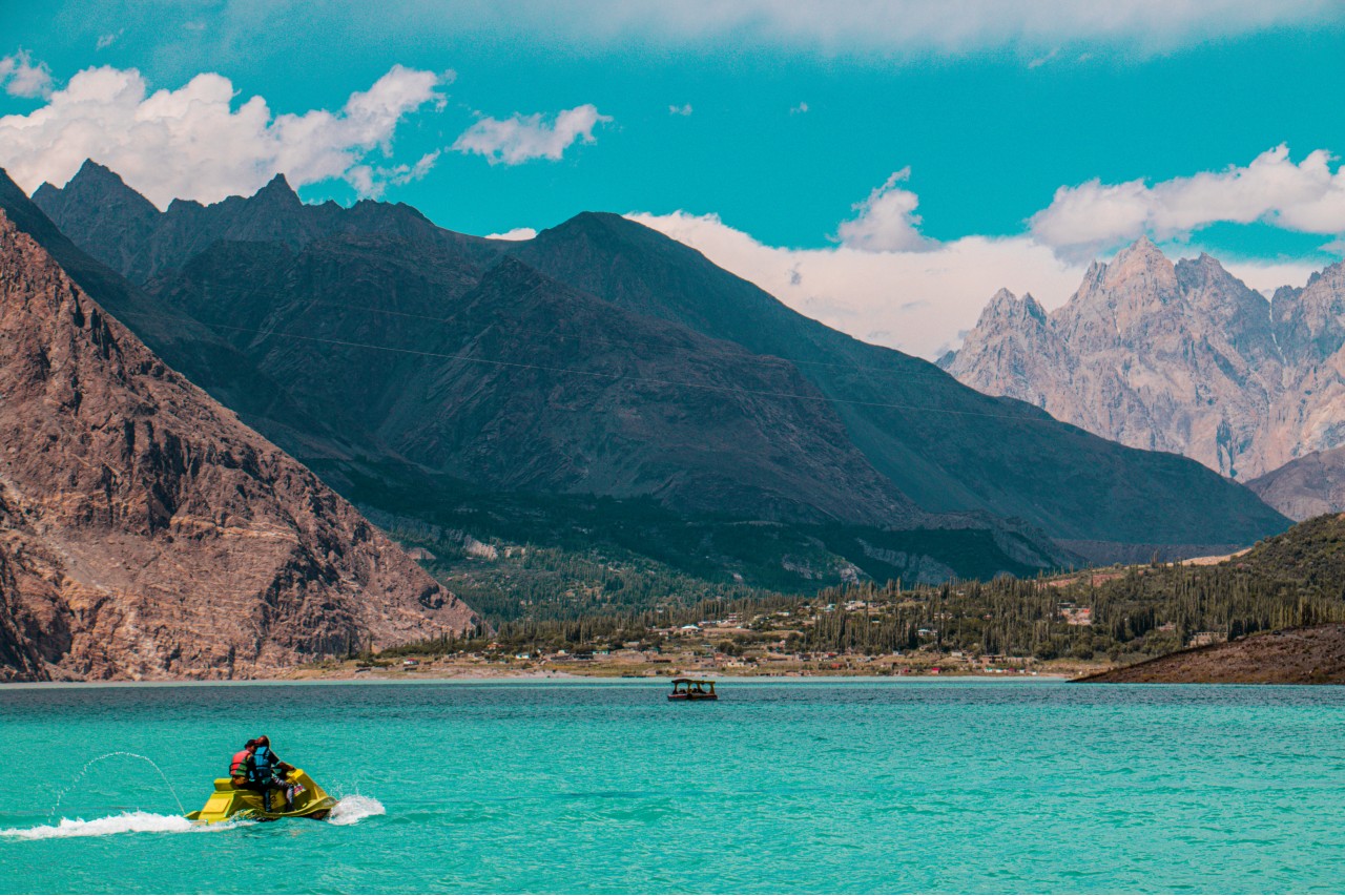 Jet Skiing at Ataabad Lake